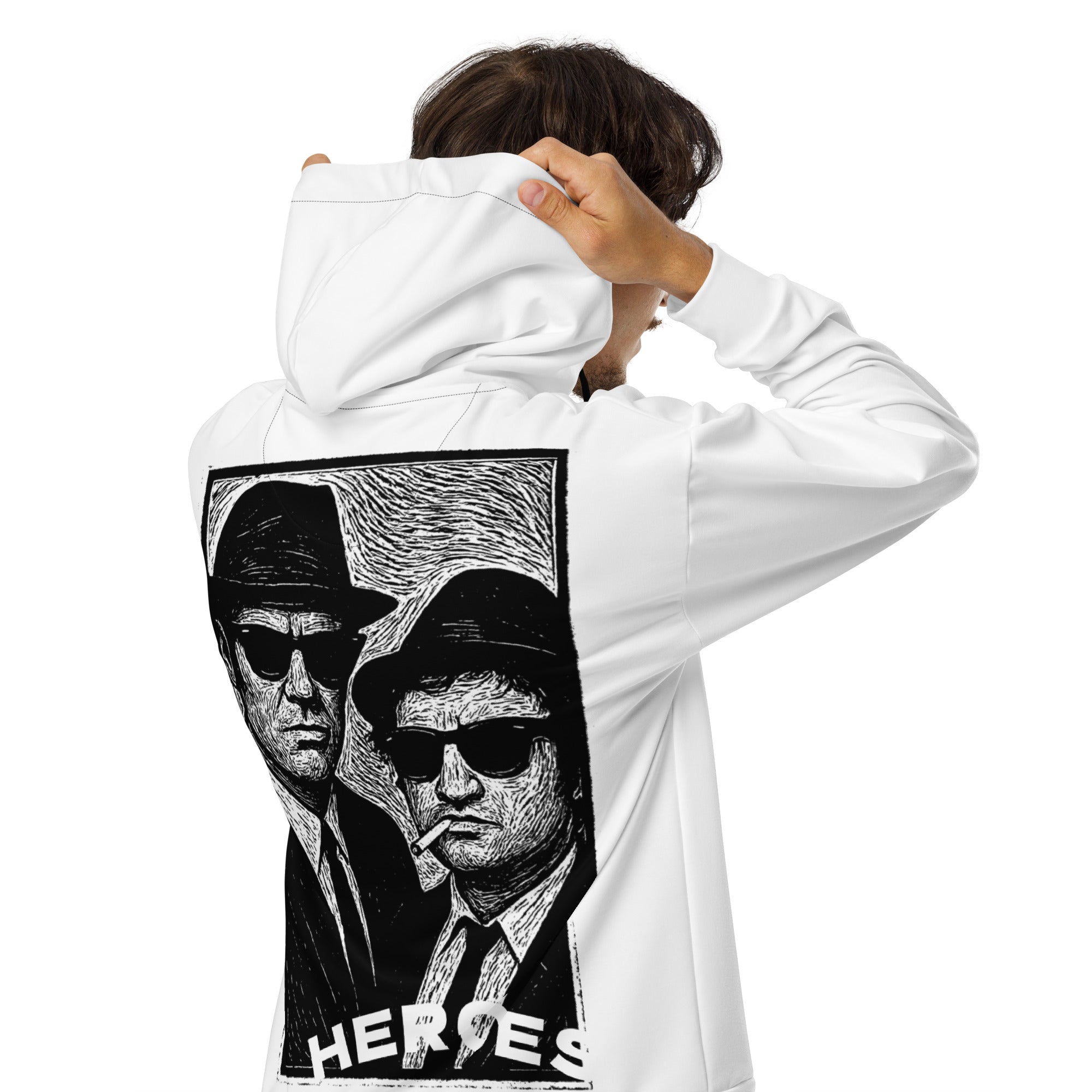 HEROES - BLUES BROTHERS-  zip hoodie