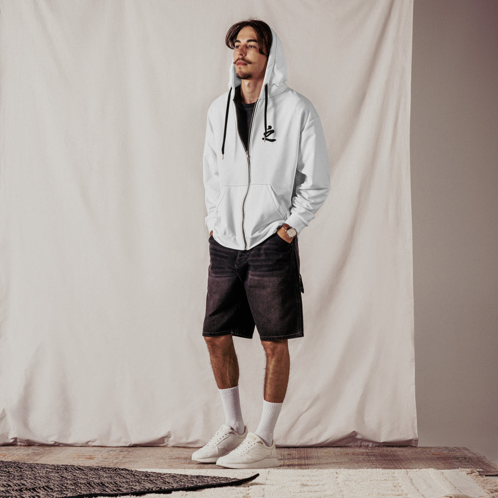 HEROES - BUD-  zip hoodie